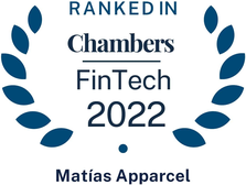 Ranked in Chambers FinTech 2022 — Matías Apparcel